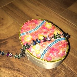 Vintage beautiful pastel butterfly bracelet 🦋